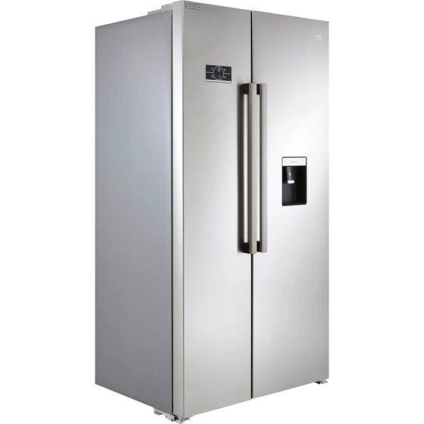 Beko American Fridge Freezer, Stainless Steel - ASD2341VX - Naamaste London Homewares - 3