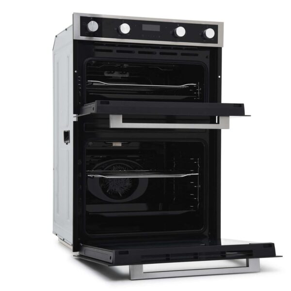 60cm Black Electric Built In Double Oven - Montpellier DO3570IB - Naamaste London Homewares - 3