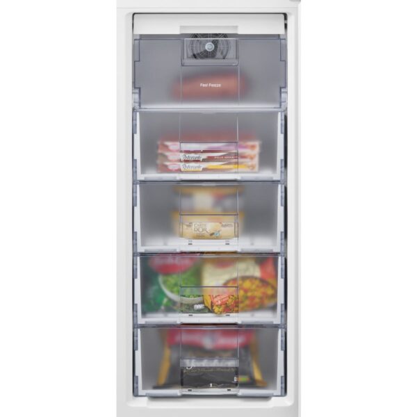 Beko 40/60 Fridge Freezer Frost Free, Silver - CFG1501S - Naamaste London Homewares - 5