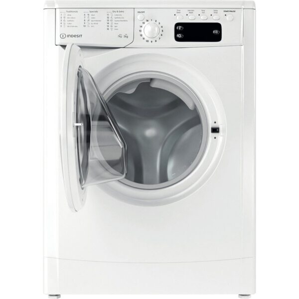 Indesit Washer Dryer 7kg in White, Freestanding - IWDD 75145 UK N - Naamaste London Homewares - 2