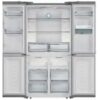4 Door American Fridge Freezer 490L, Silver - SIA SXD505IX - Naamaste London Homeware - 2