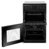 Double Electric Cooker Oven And Hob, Black - Hotpoint HD5V92KCB/UK - Naamaste London homewares -3