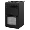 Double Gas Cooker/Separate Grill, Black - Hotpoint HD5G00KCB/UK - Naamaste London Homewares - 2
