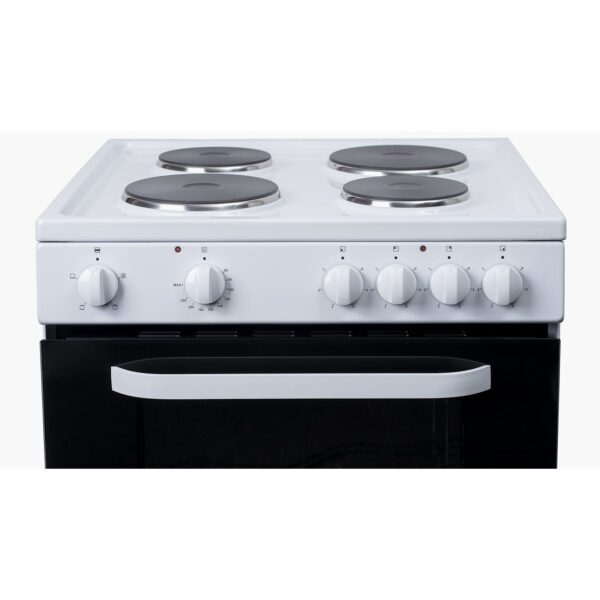 60cm Electric Cooker Oven and Hob/Freestanding, White - SIA ESCA61W - Naamaste London Homewares - 6