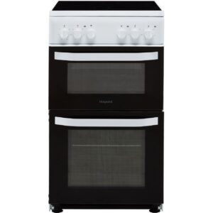 electric Cooker Oven And Hob/Freestanding - Hotpoint HD5V92KCW/UK - Naamaste London Homewares - 1