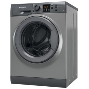Hotpoint Washing Machine 7Kg in Grey - NSWF 743U GG UK N - Naamaste London Homewares - 2