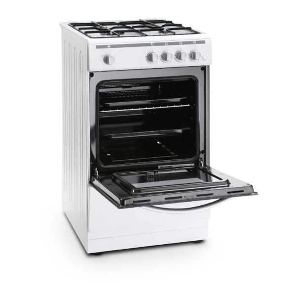 50cm Single Cavity Gas Cooker - Montpellier MSG50W - Naamaste London Homewares - 2