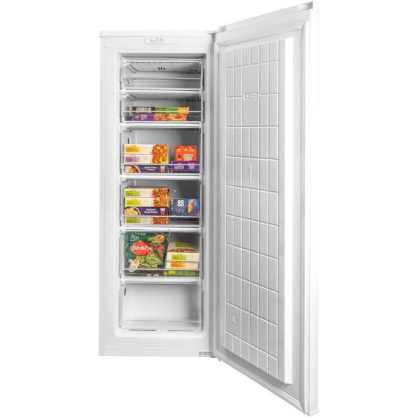 160L White Freestanding Upright Freezer - SIA SFZ144WH - Naamaste London Homewares - 3
