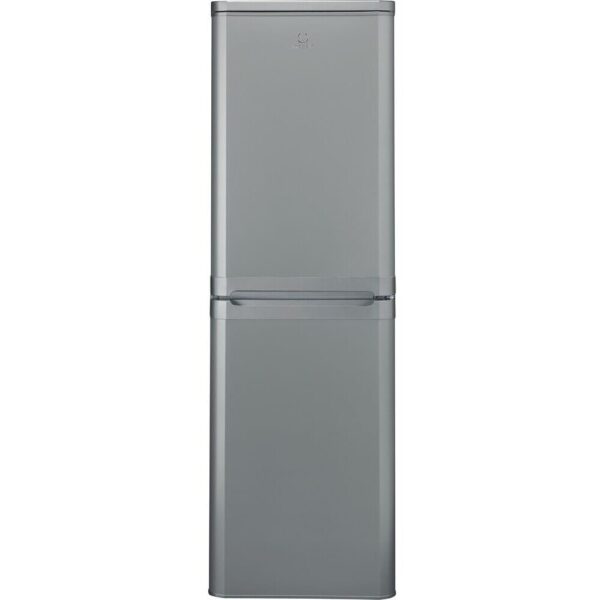 Freestanding Fridge Freezer 50 / 50 split, Silver - Indesit IBD5517 S UK 1 - Naamaste London Homeware - 1