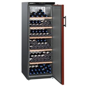 Black Upright Wine Fridge, 200 Bottles x 750ml - Liebherr WKr 4211 Vinothek - Naamaste London Homewares - 1