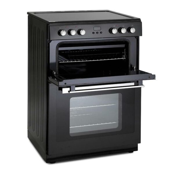 60cm Electric range Cooker/Freestanding - Montpellier RMC61CK - Naamaste London Homewares - 3
