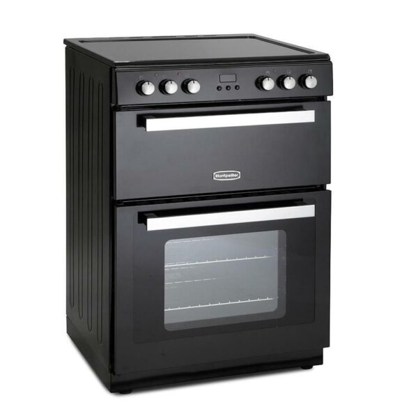60cm Electric range Cooker/Freestanding - Montpellier RMC61CK - Naamaste London Homewares - 2