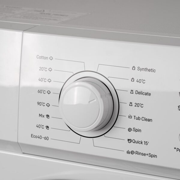 6kg Washing Machine White, Freestanding - SIA SWM6100W - Naamaste London Homewares - 5