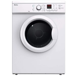 7Kg Vented Tumble Dryer White, Freestanding - Amica ADV7CLCW - Naamaste London Homewares - 1
