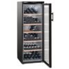 Black Upright Wine Cooler, 200 Bottles x 750ml - Liebherr WKb 4212 - Naamaste London Homewares - 1