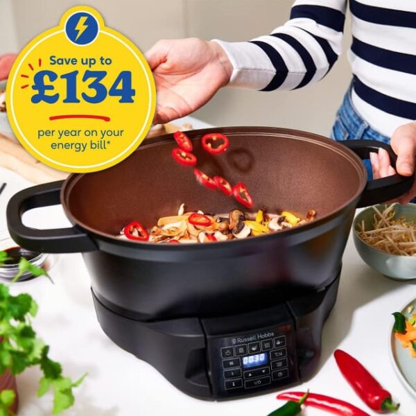 6.5L Russell Hobbs Multi Cooker with Cool Touch Body - 28270 - Naamaste London Homewares - 10