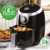 2L Daewoo Air Fryer, Single Pot Black - SDA1599GE - Naamaste London Homewares - 2