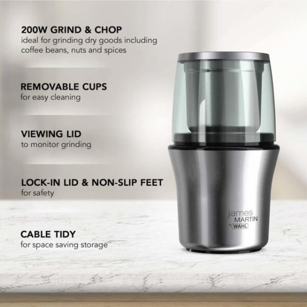 James Martin Electric Grinder and Chopper - Wahl ZX889 - Naamaste London Homewares - 4