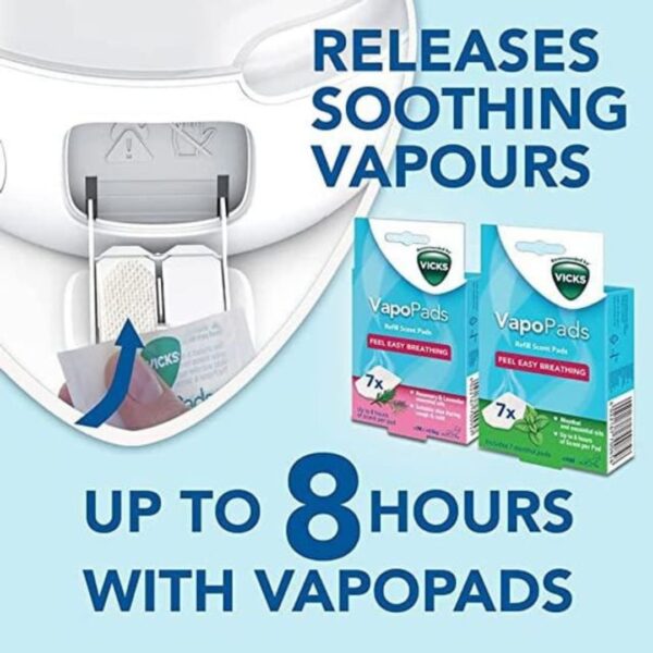 Vicks Humidifier, Dual Vapopad Technoology - VUL585 - Naamaste London Homewares - 3