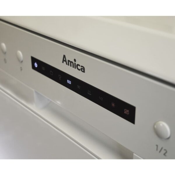 White Freestanding Dishwasher - Amica ADF610WH - Naamaste London Homewares - 3
