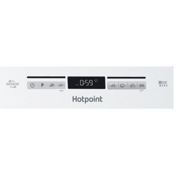 Hotpoint Slimline Dishwasher, 45cm White - HSFO 3T223 W - Naamaste London Homewares - 4