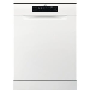 AEG Dishwasher, White Freestanding - FFB53617ZW - Naamaste London Homewares - 1