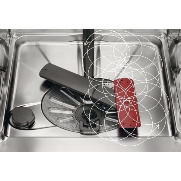 45cm White Slimline Dishwasher - AEG FFB62417ZW - Naamaste London Homewares - 2
