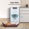45cm White Freestanding Slimline Dishwasher - Hisense HS523E15WUK - Naamaste London Homewares - 12