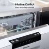 45cm White Freestanding Slimline Dishwasher - Hisense HS523E15WUK - Naamaste London Homewares - 10