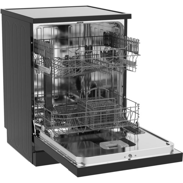 Hisense Dishwasher, 60cm Black Freestanding - HS622E90BUK - Naamaste London Homewares - 9