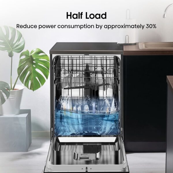Hisense Dishwasher, 60cm Black Freestanding - HS622E90BUK - Naamaste London Homewares - 11