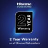 Hisense Dishwasher, White Freestanding - HS673C60WUK - Naamaste London Homewares - 6