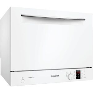 White Compact Small Dishwasher - Bosch Series 4 SKS62E32EU - Naamaste London Homewares - 1