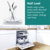 Bosch Dishwasher, 60cm White Freestanding - Series 2 SMS2HVW66G - Naamaste London Homewares - 4