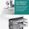 Bosch Dishwasher, Silver Freestanding - Series 6 SMS6ZCI00G - Naamaste London Homewares - 8