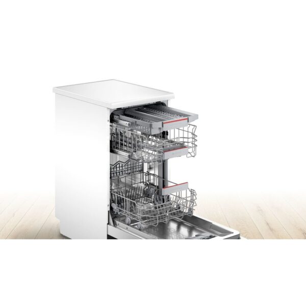 Bosch Slimline Dishwasher, 45cm White - Series 4 SPS4HMW53G - Naamaste London Homewares - 7