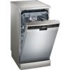45cm Silver Slimline Dishwasher - Siemens iQ300 SR23EI28ME - Naamaste London Homewares - 1