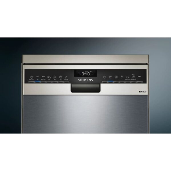 45cm Silver Slimline Dishwasher - Siemens iQ300 SR23EI28ME - Naamaste London Homewares - 5