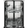 White Freestanding Slimline Dishwasher - Zanussi ZSFN121W3 - Naamaste London Homewares - 3