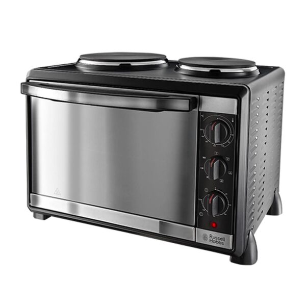 Mini Kitchen, Fan Oven & Two Hotplates - Russell Hobbs 22780 - Naamaste London Homewares - 1