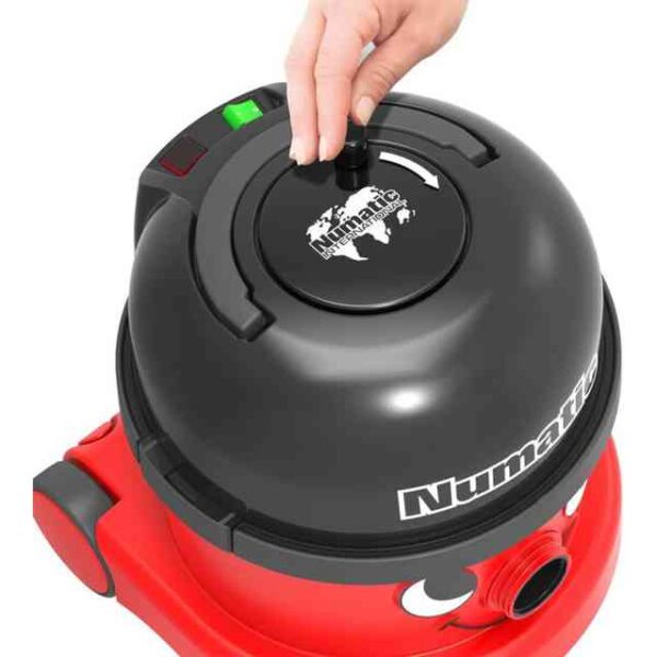 Red Cylinder Vacuum Cleaner - Numatic NRV240-11 - Naamaste London Homewares - 4