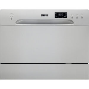Compact Dishwasher, Silver Freestanding - Zanussi ZDM17301SA - Naamaste London Homewares - 1