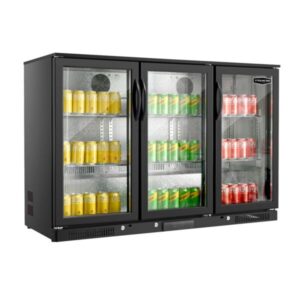 Triple Door Bottle Cooler, 330ml x 274 Bottles - Sterling Pro Green SP3HC-BH - Naamaste London Homewares - 1