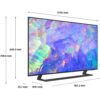 Samsung TV, 50 Inch Crystal UHD 4K HDR - CU8500 UE50CU8500KXXU - Naamaste London Homewares - 12