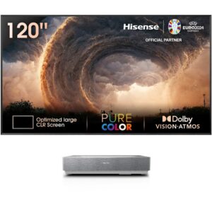 Hisense TV, Smart 100" 4K Ultra Short Laser - 120L5HTUKA - Naamaste London Homewares - 1