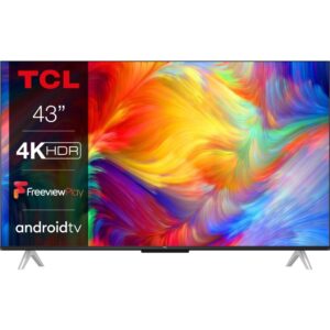 TCL Television, 43 Inch 4K UHD HDR Smart Android - P638K 43P638K - Naamaste London Homewares - 1