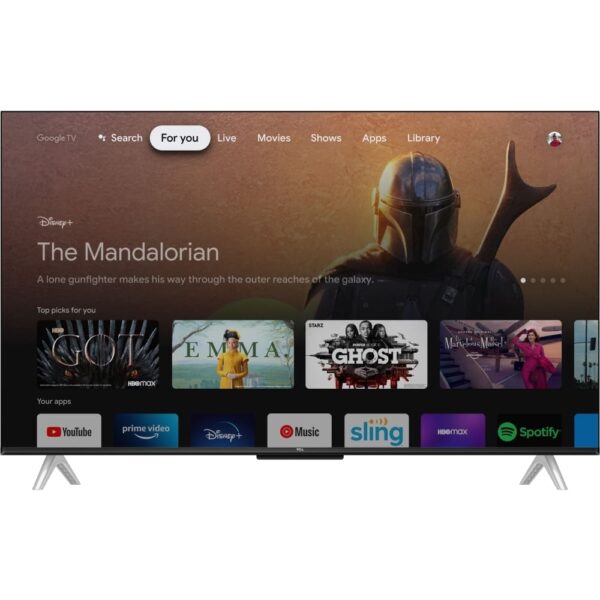 TCL Television, 50 Inch 4K UHD HDR Smart Android - P638K 50P638K - Naamaste London Homewares - 4