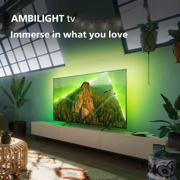 Philips Ambilight TV, 55 Inch LED 4K Ultra HD - 55PUS8108/12 - Naamaste London Homewares - 3