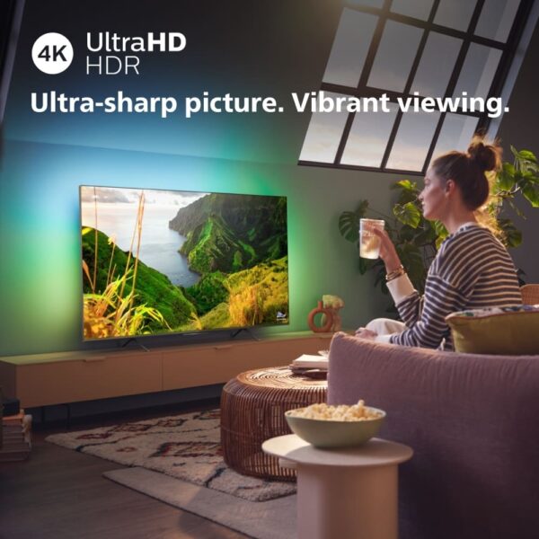 Philips Ambilight TV, 70 Inch LED 4K Ultra HD - 70PUS8108/12 - Naamaste London Homewares - 4