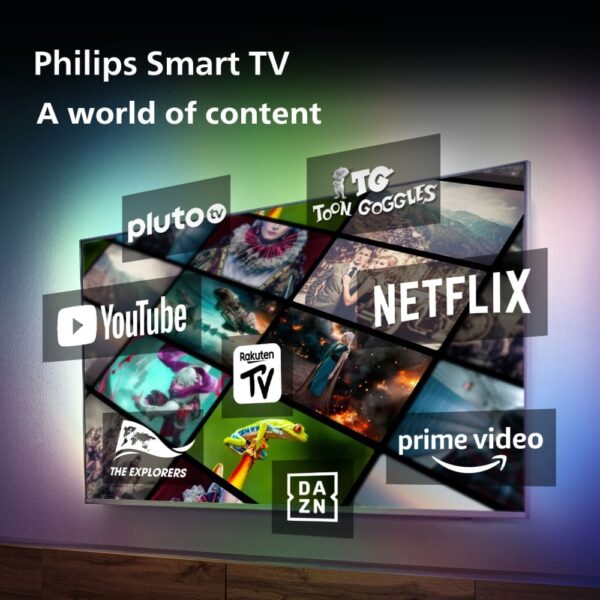 Philips Ambilight TV, 65 Inch LED 4K Ultra HD - 65PUS8108/12 - Naamaste London Homewares - 7